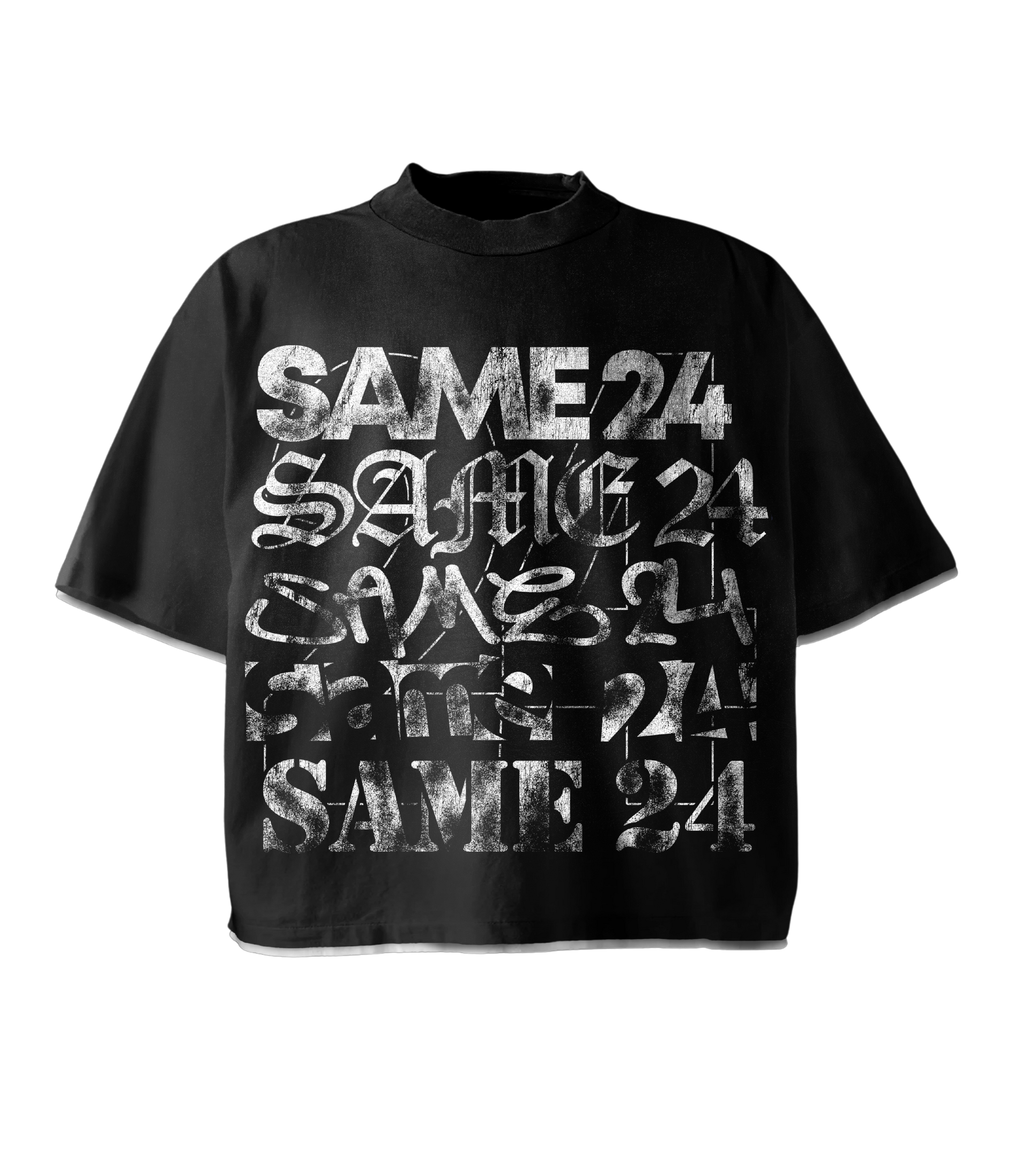 Black Double Layered Tee