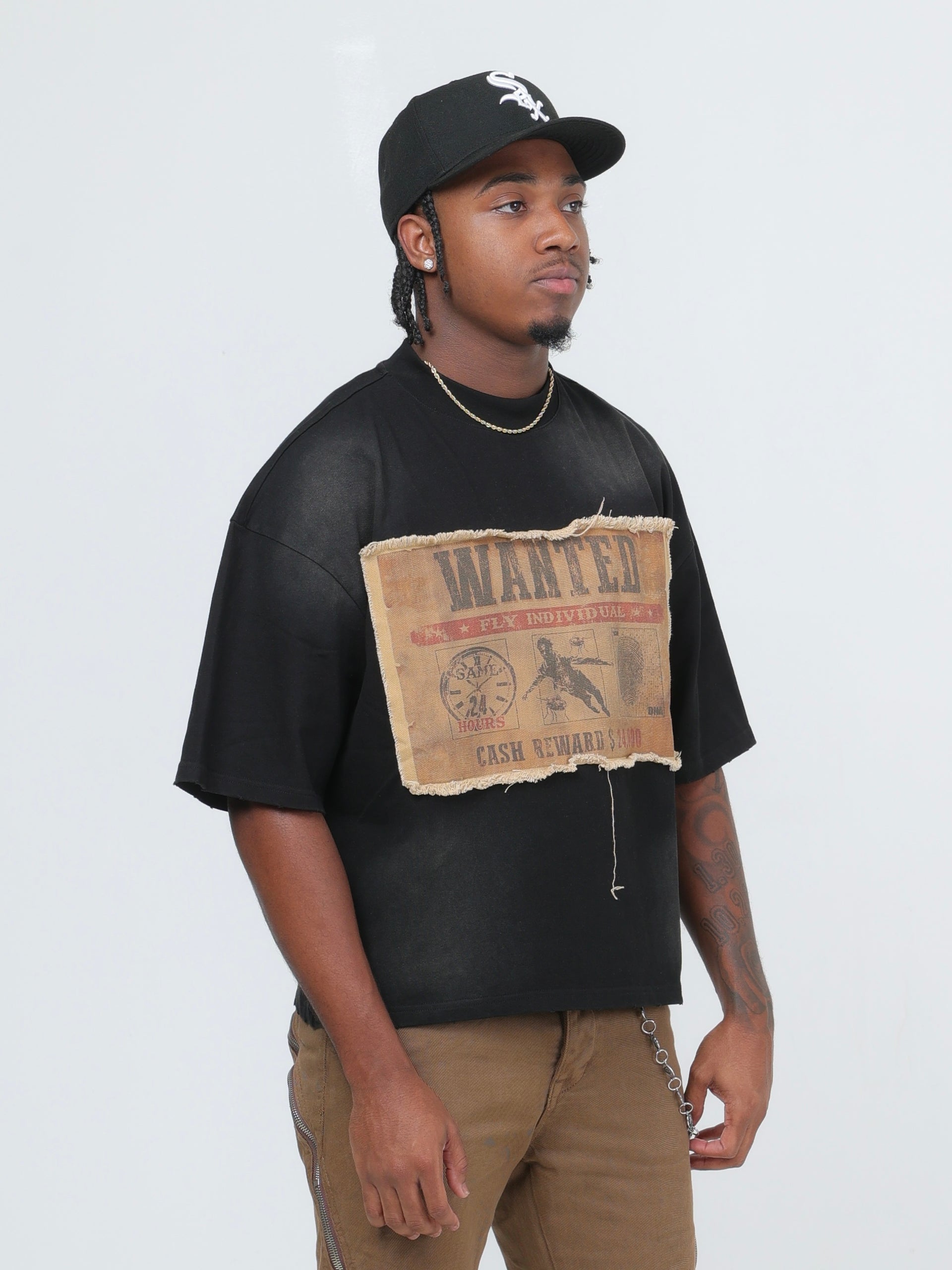 Most Wanted Tee Black