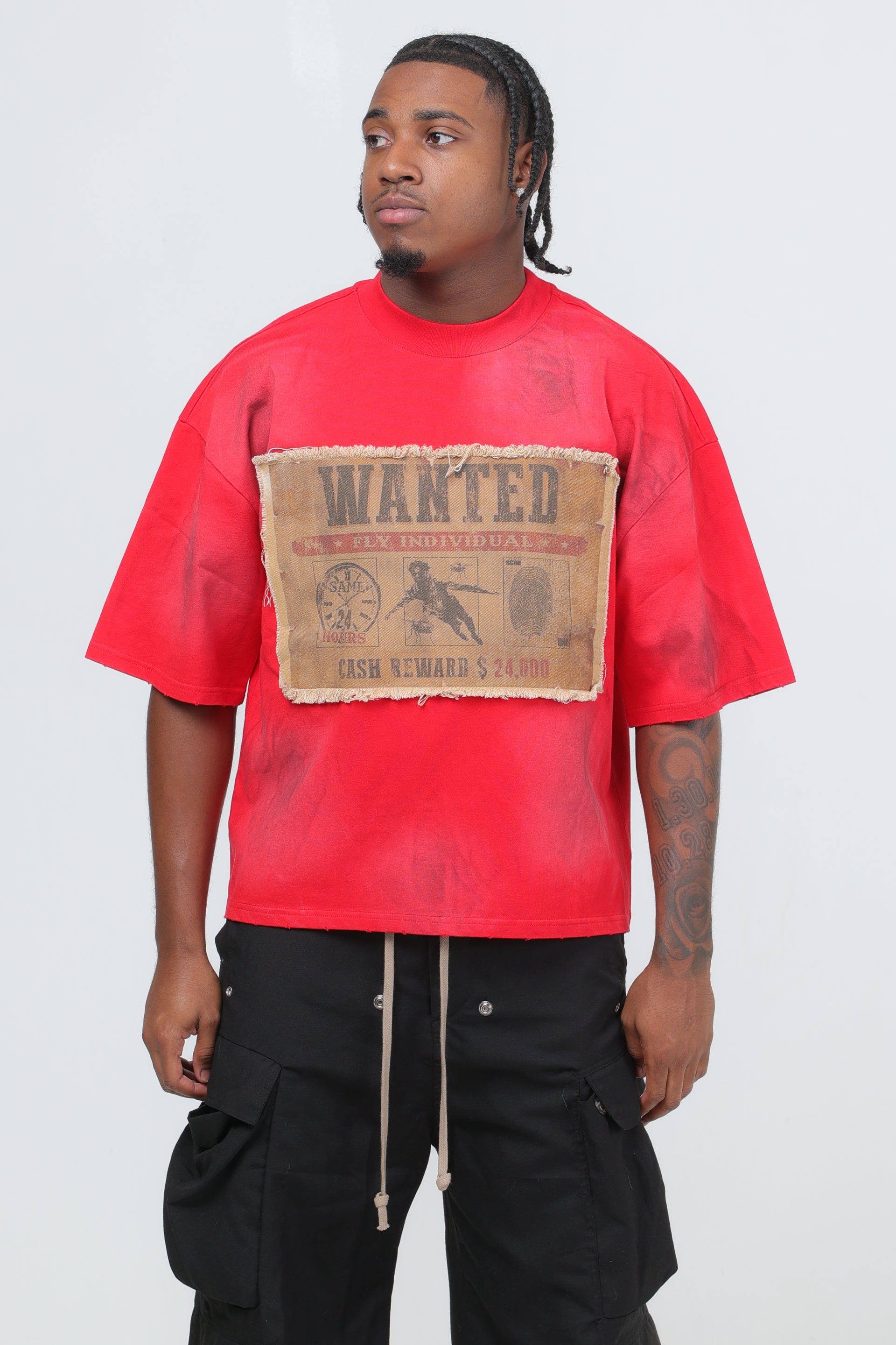 Most Wanted Tee Red