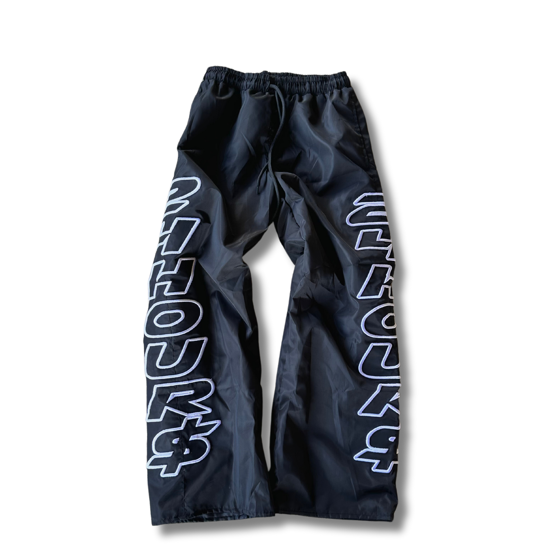 24 Hours Nylon Pants Black/White