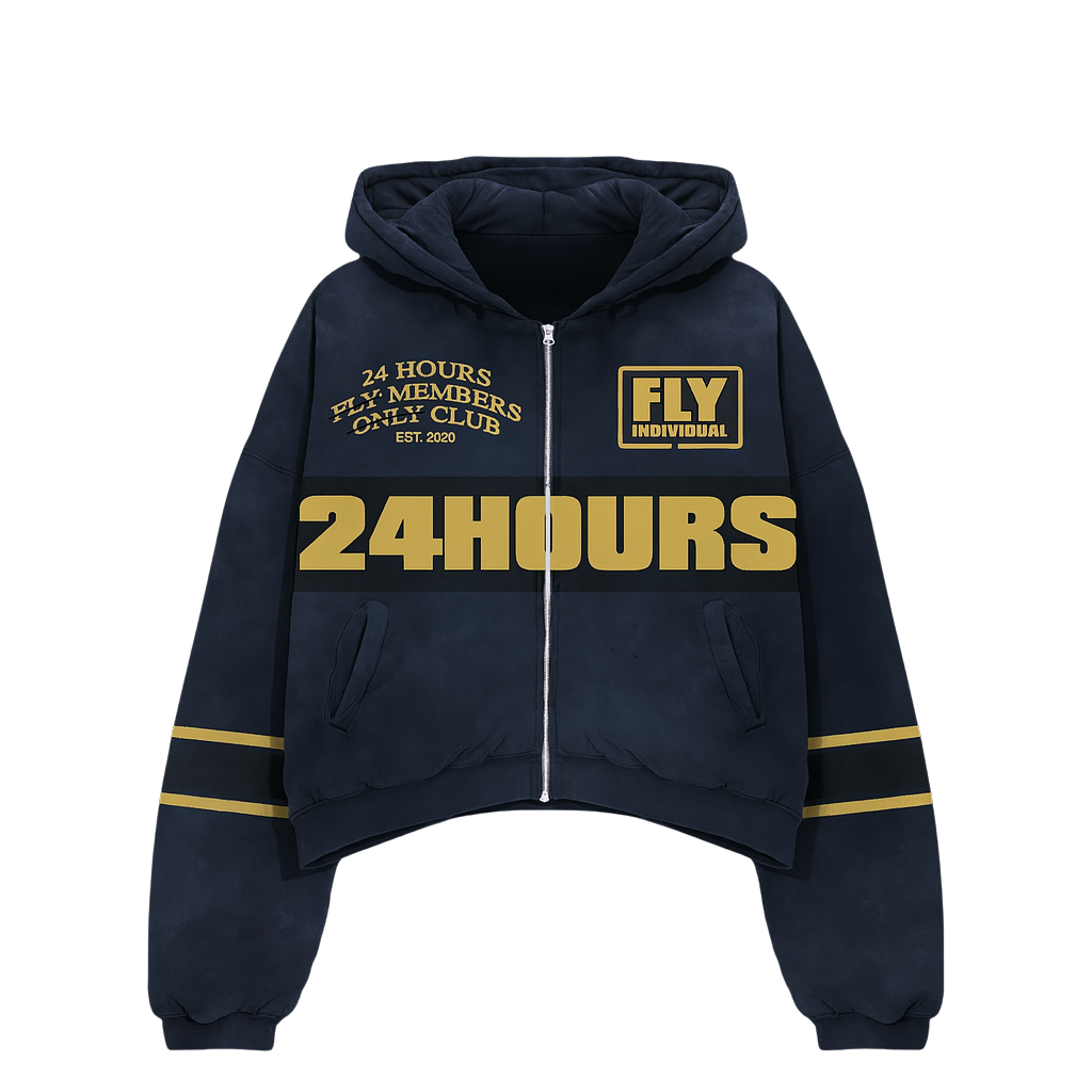 Navy 24 Hours Construction Jacket
