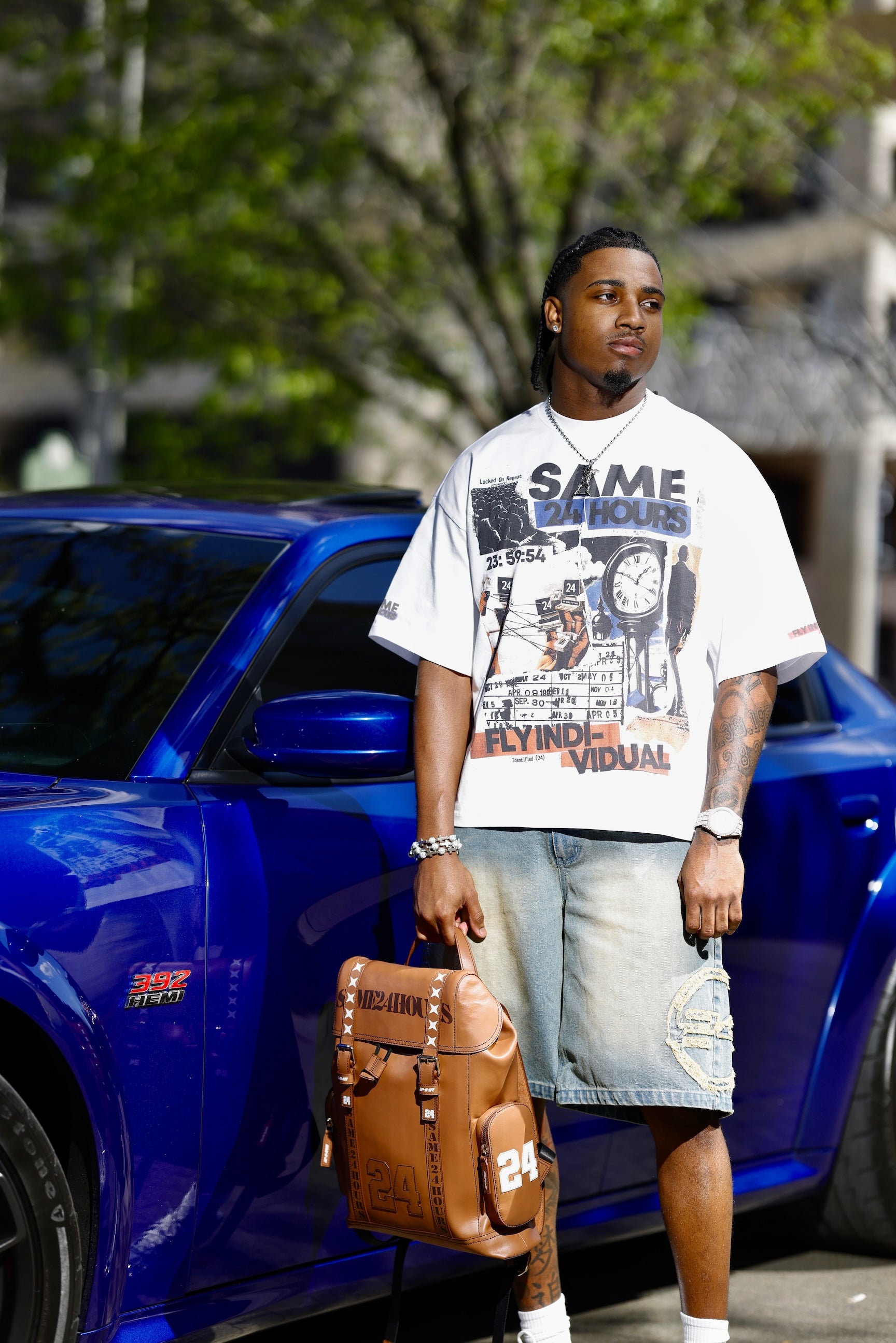 White Time Piece Tee