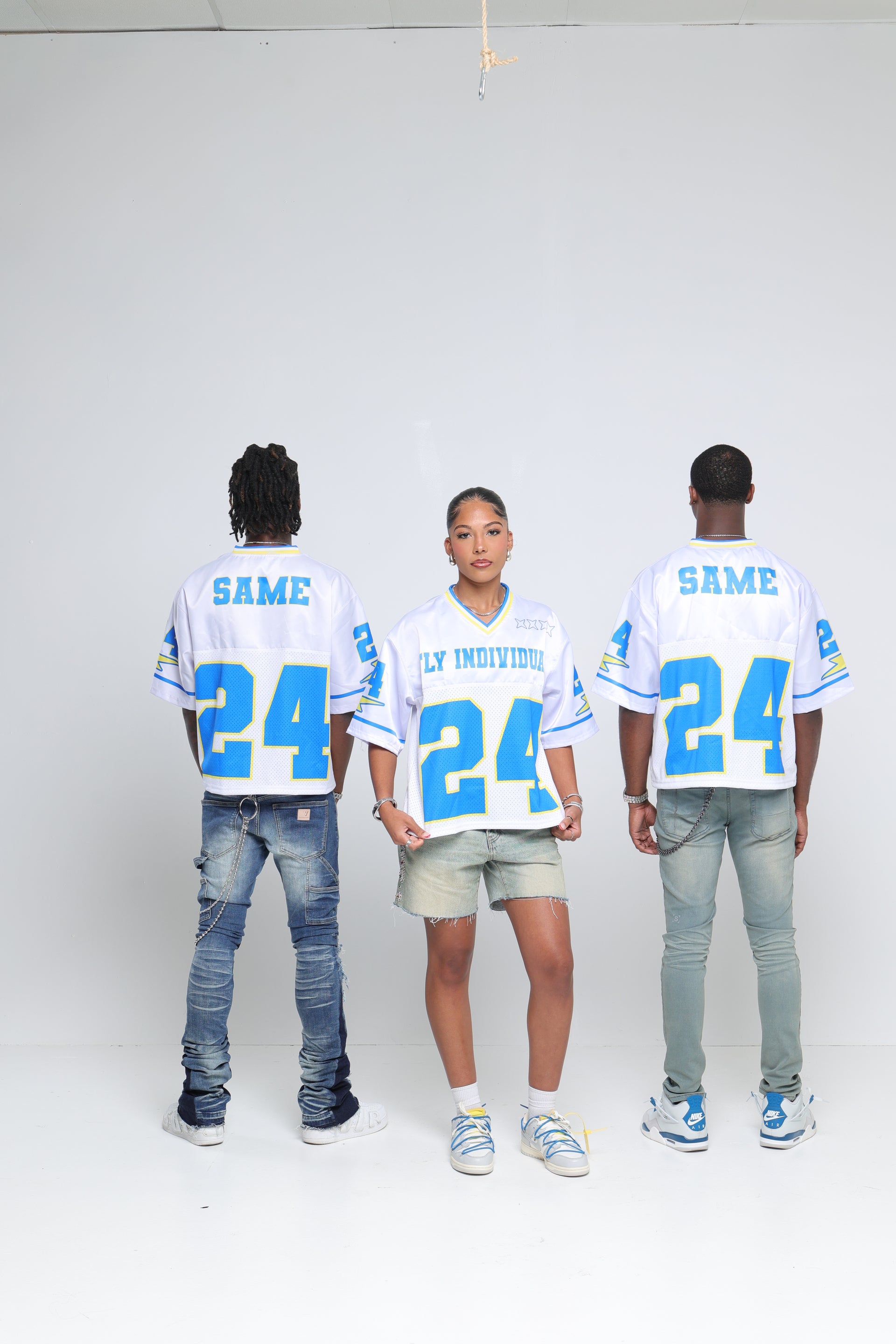 Fly Individual Jersey White/Blue