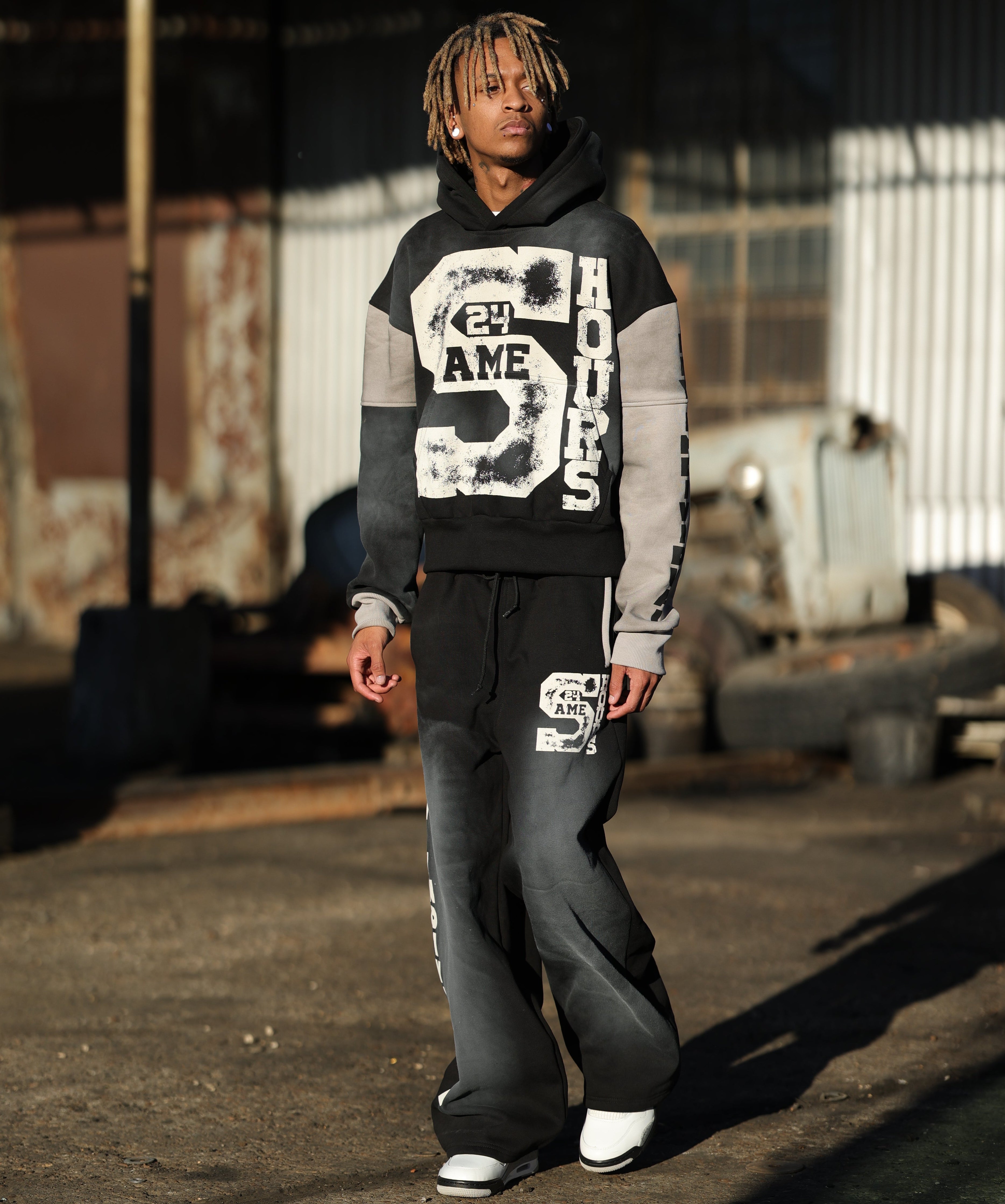 Black/Grey Travel Hoodie