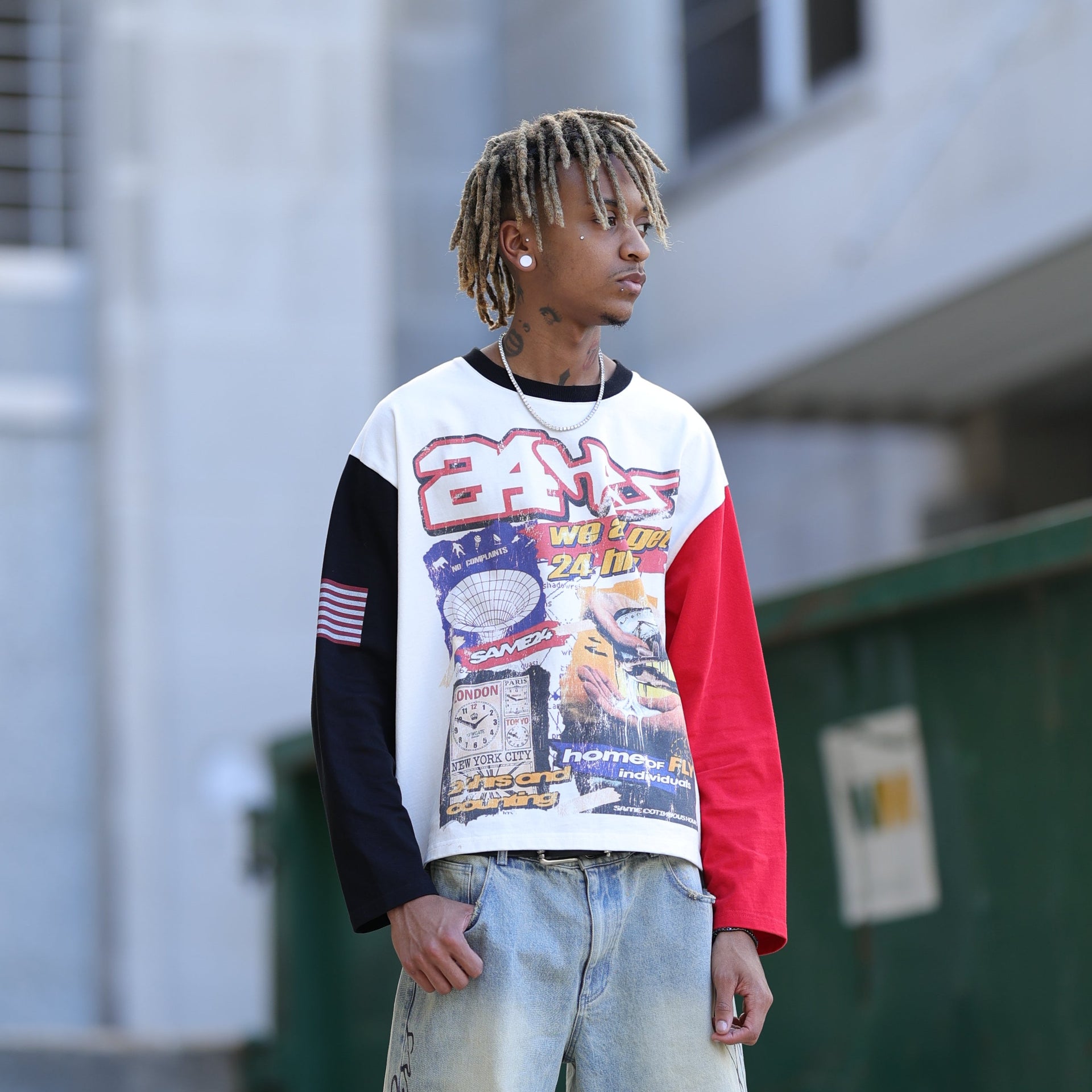 Comic Book Long Sleeve Tee