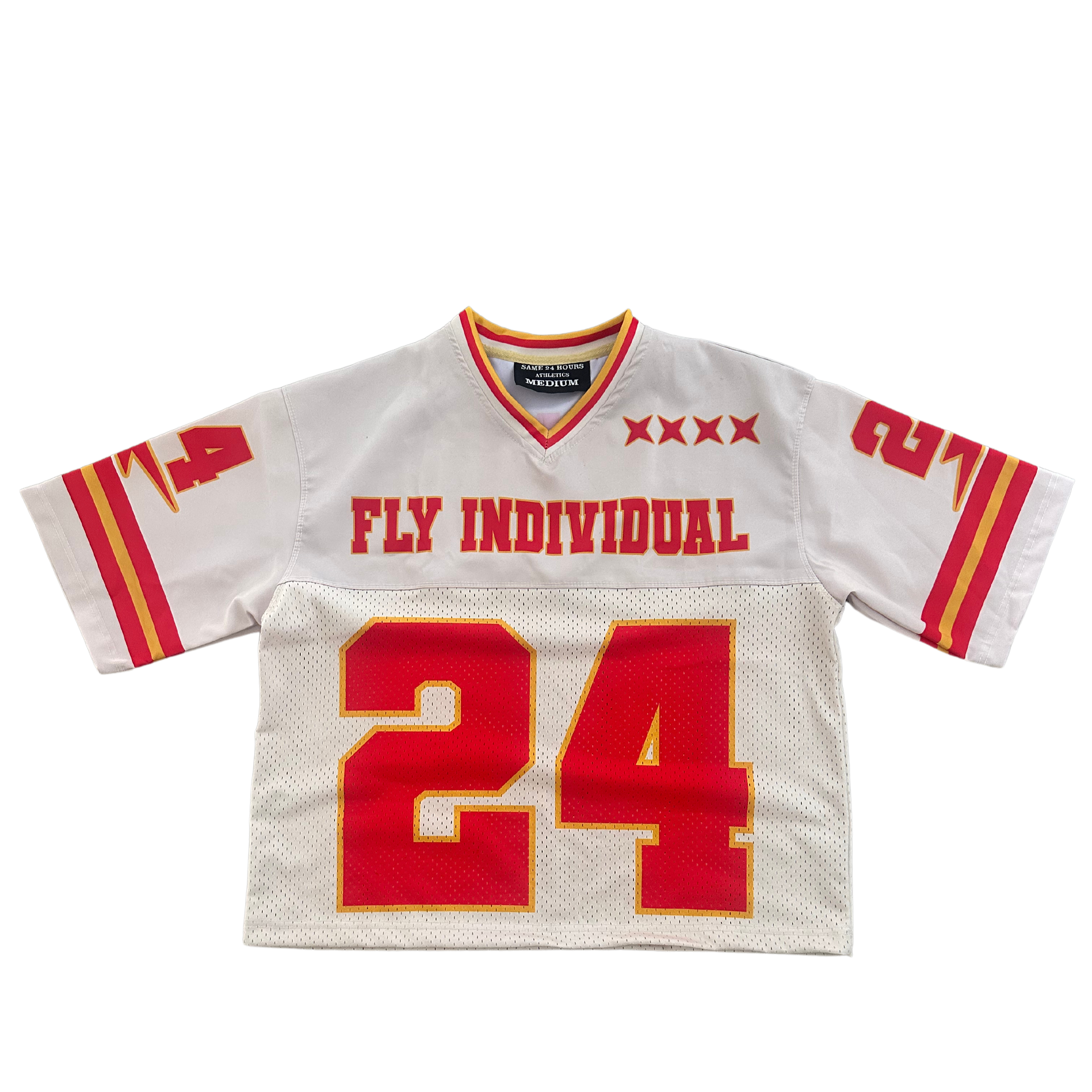 Fly Individual Jersey Cream/Red