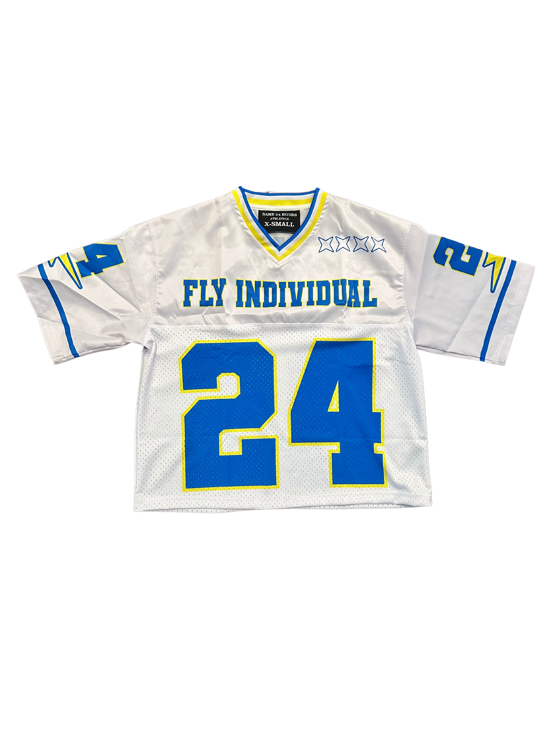 Fly Individual Jersey White/Blue