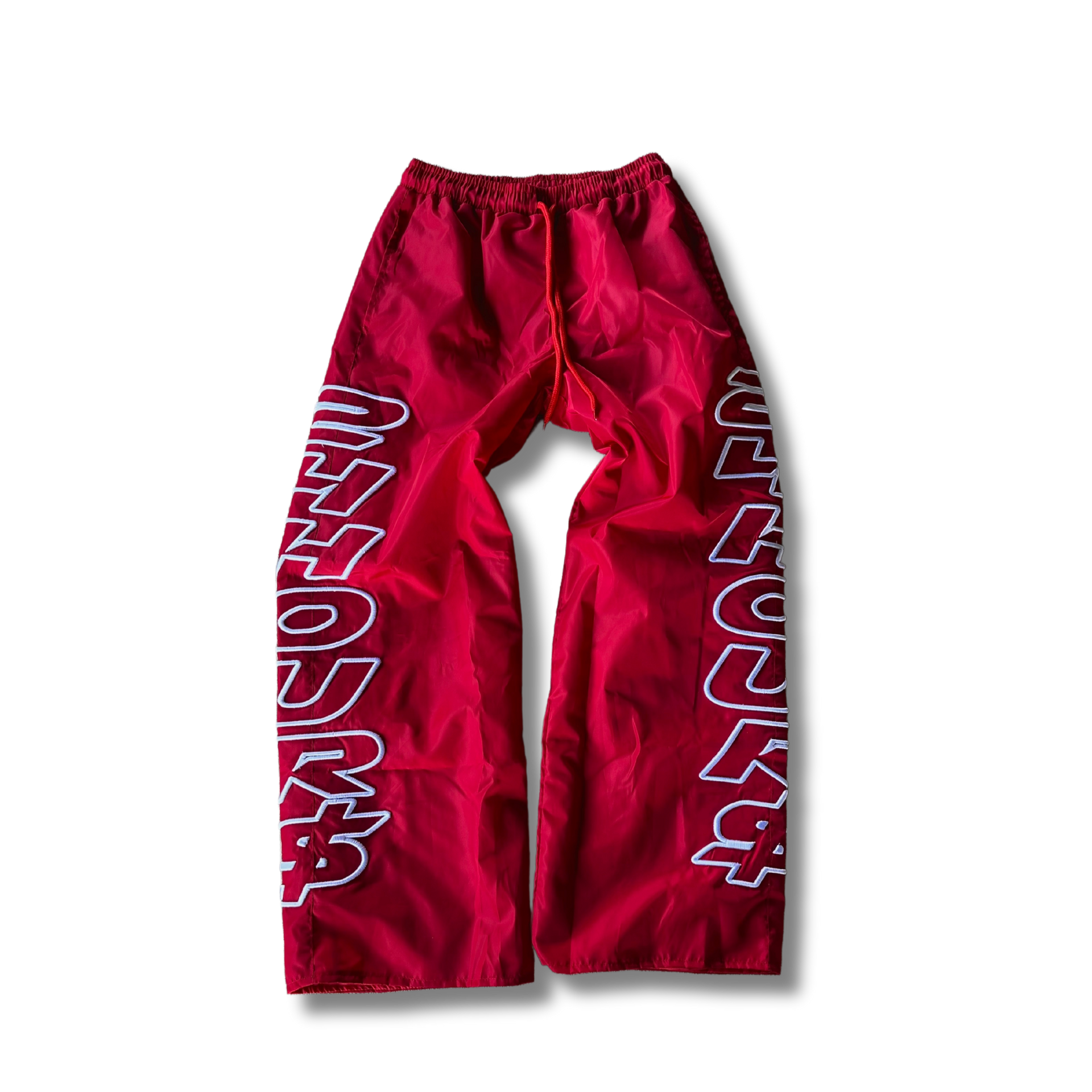 24 Hours Nylon Pants Red/White
