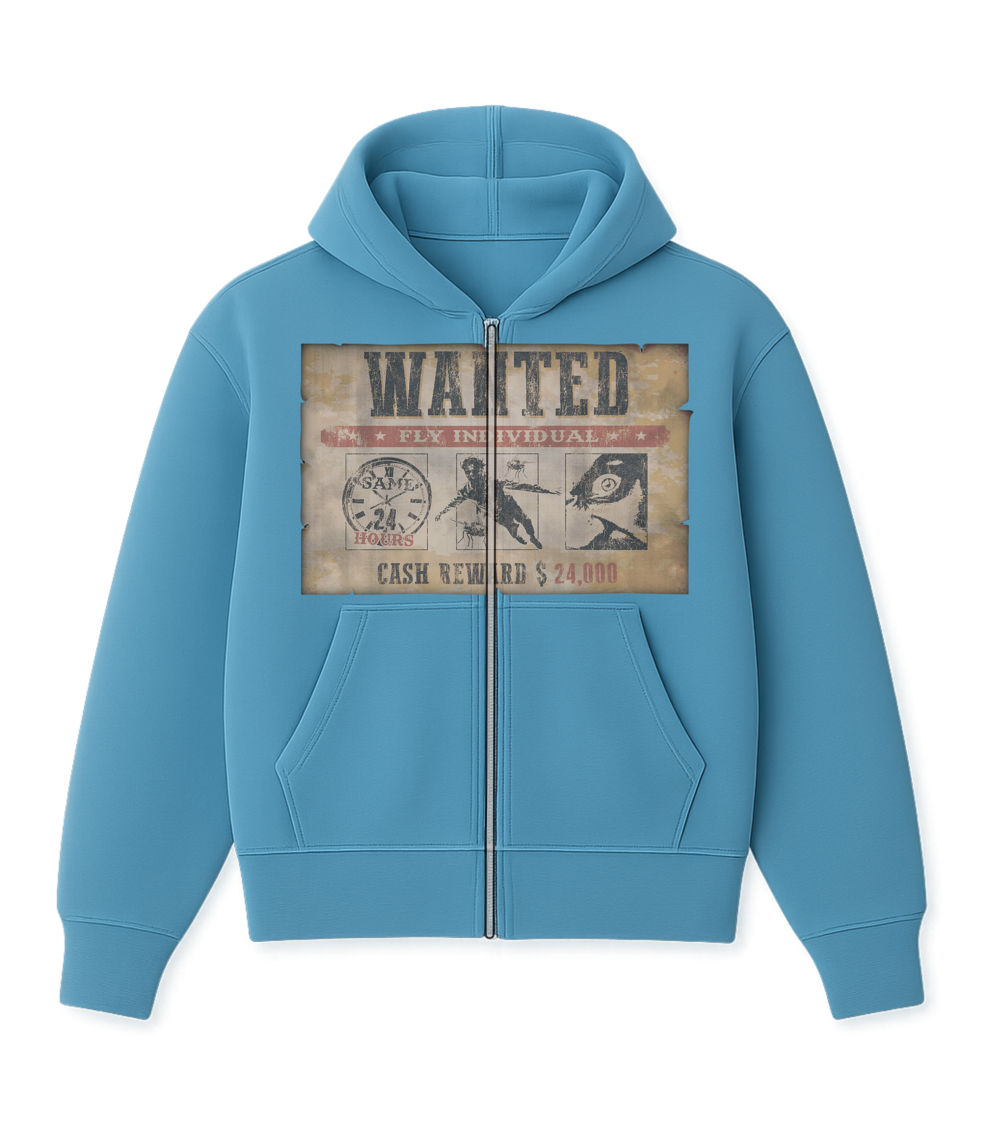 Baby Blue Wanted Jacket