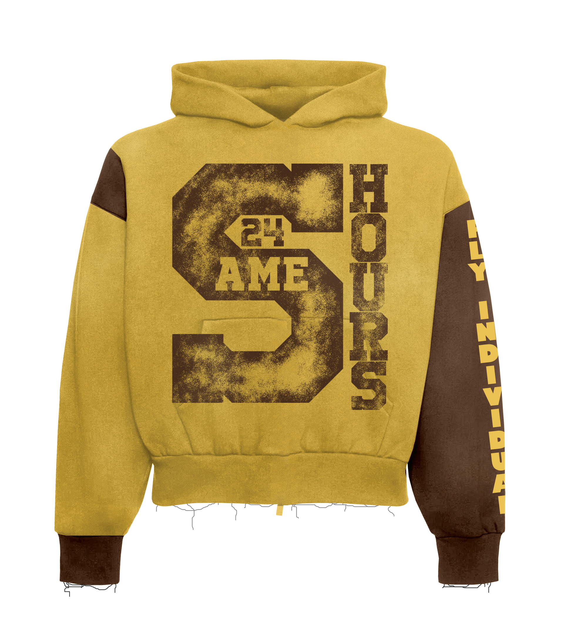 Yellow/Brown Travel Hoodie