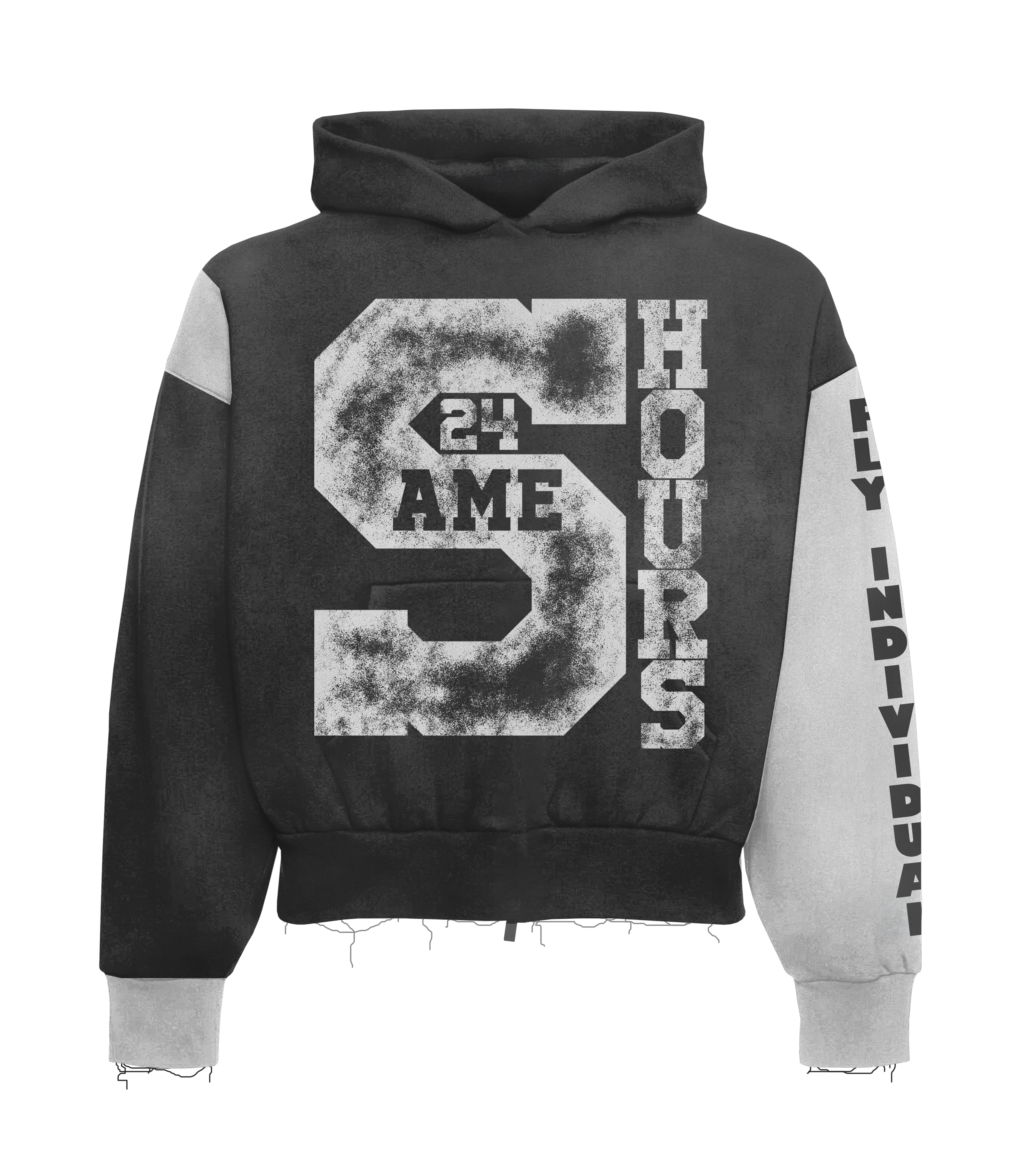 Black/Grey Travel Hoodie