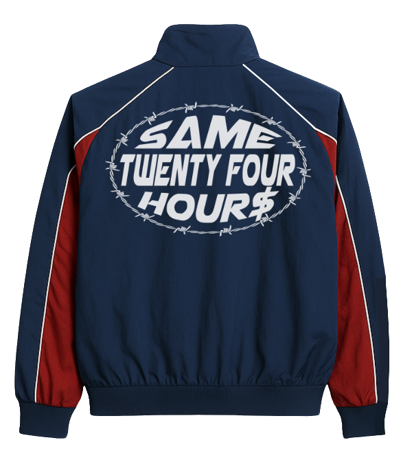 (Blue/Red) Nylon Jacket 2.0