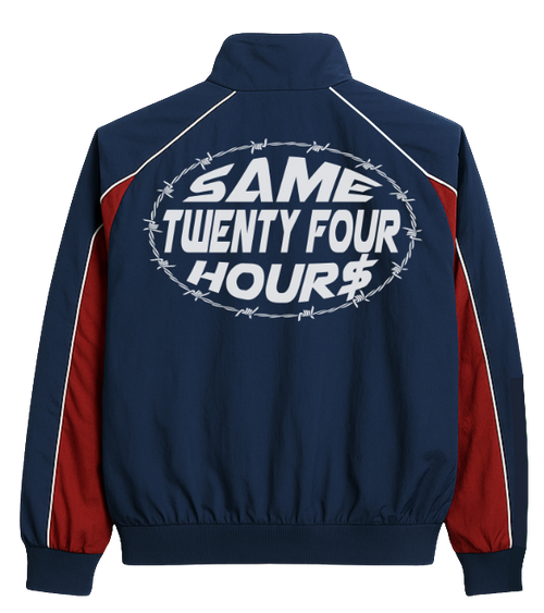 (Blue/Red) Nylon Jacket 2.0