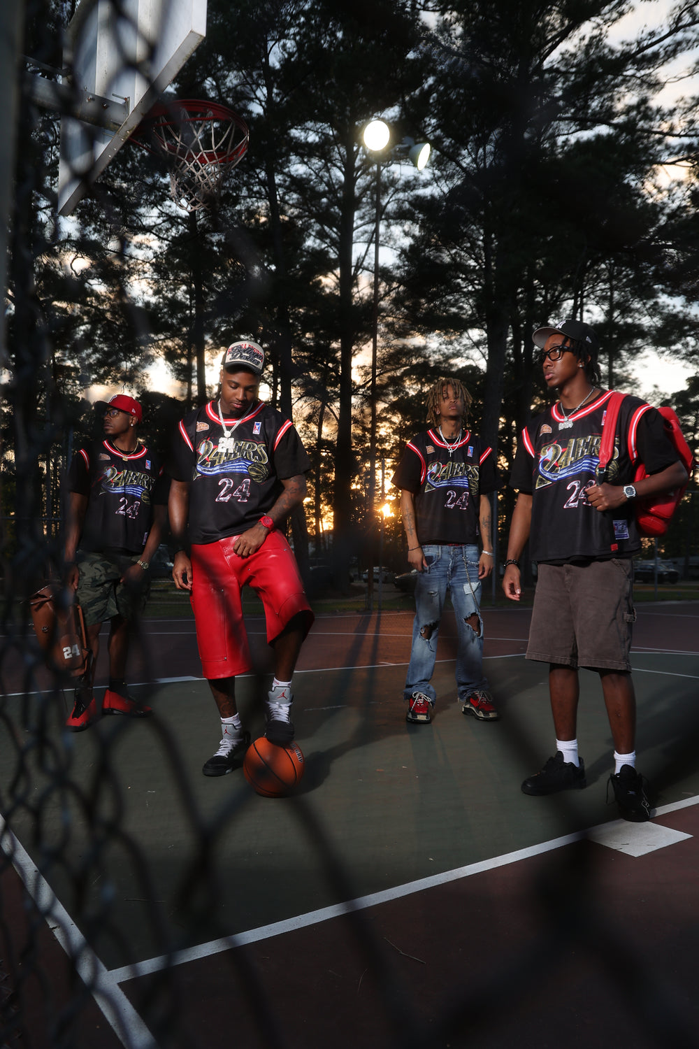 Black/Red 24ERS Jersey