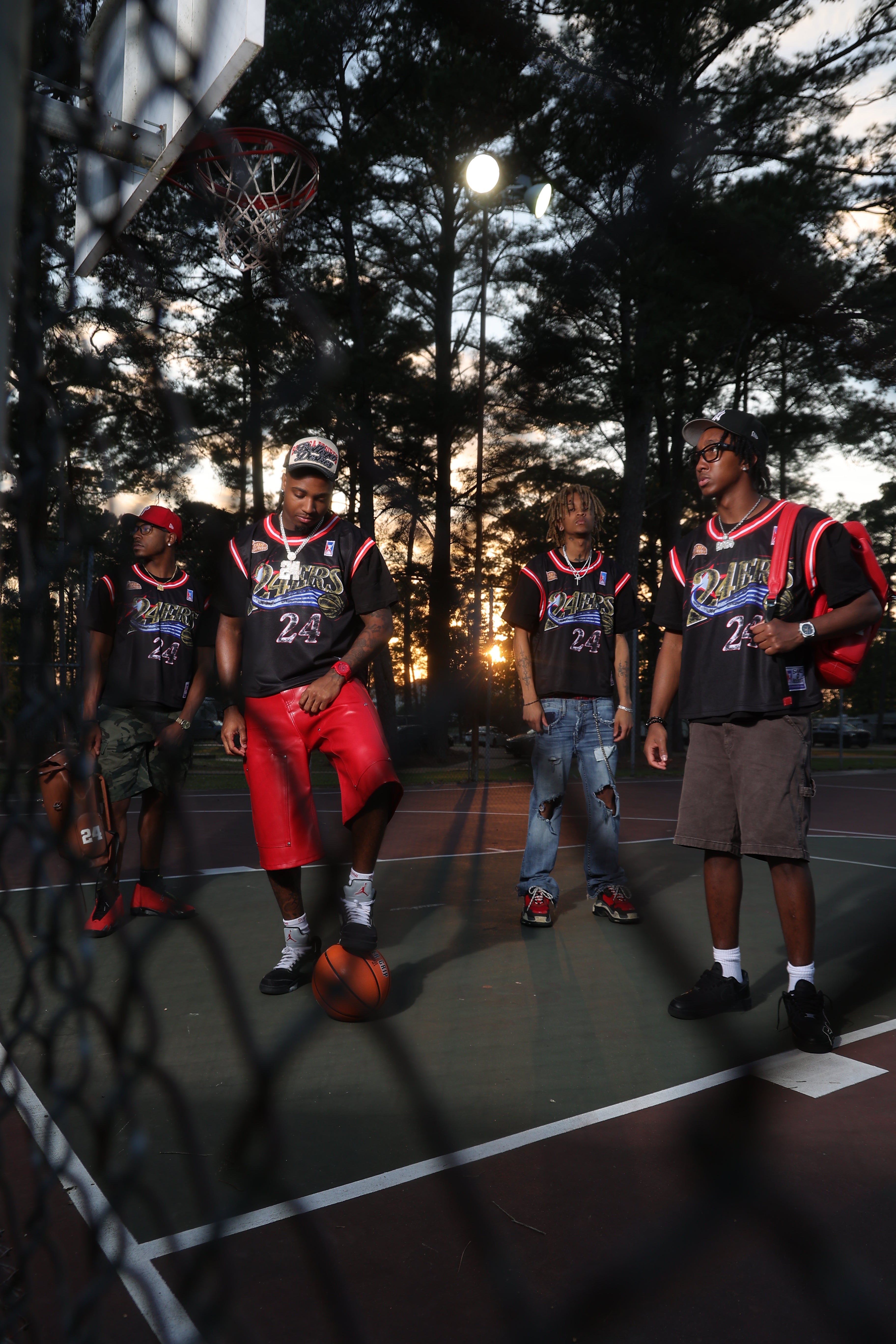 Black/Red 24ERS Jersey