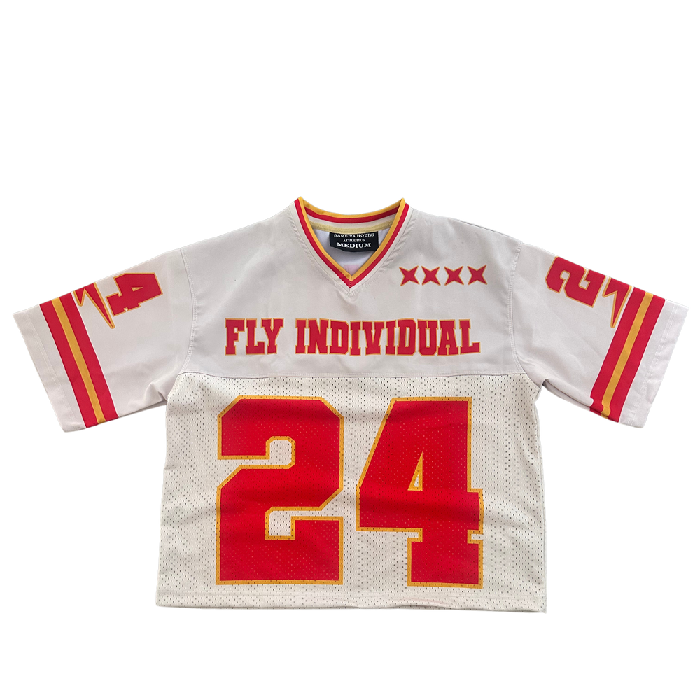 Fly Individual Jersey Cream/Red