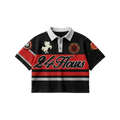Black/Red 24Hours Polo