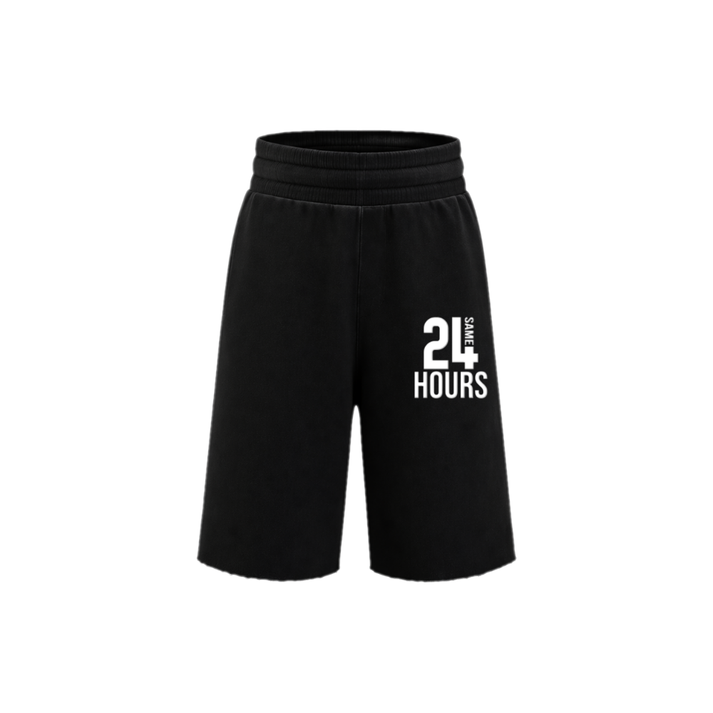Same 24 Hours Sweat Shorts (Black)