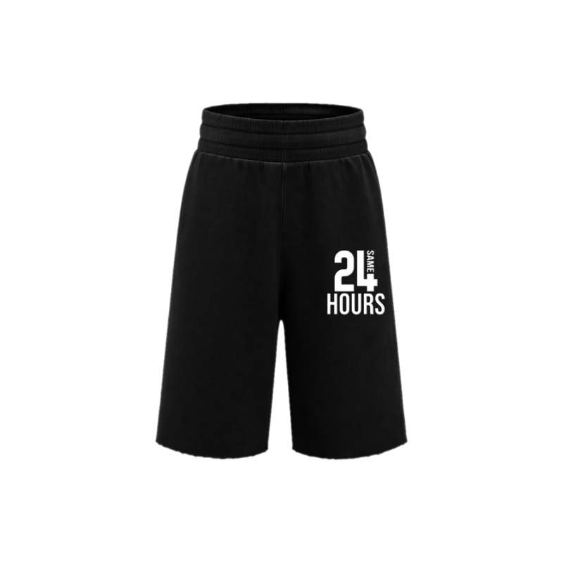 Same 24 Hours Sweat Shorts (Black)