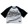 Baseball Tee Black/white