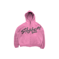 Pink Checkered Love Letter Jacket