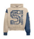 Cream/Blue Travel Hoodie
