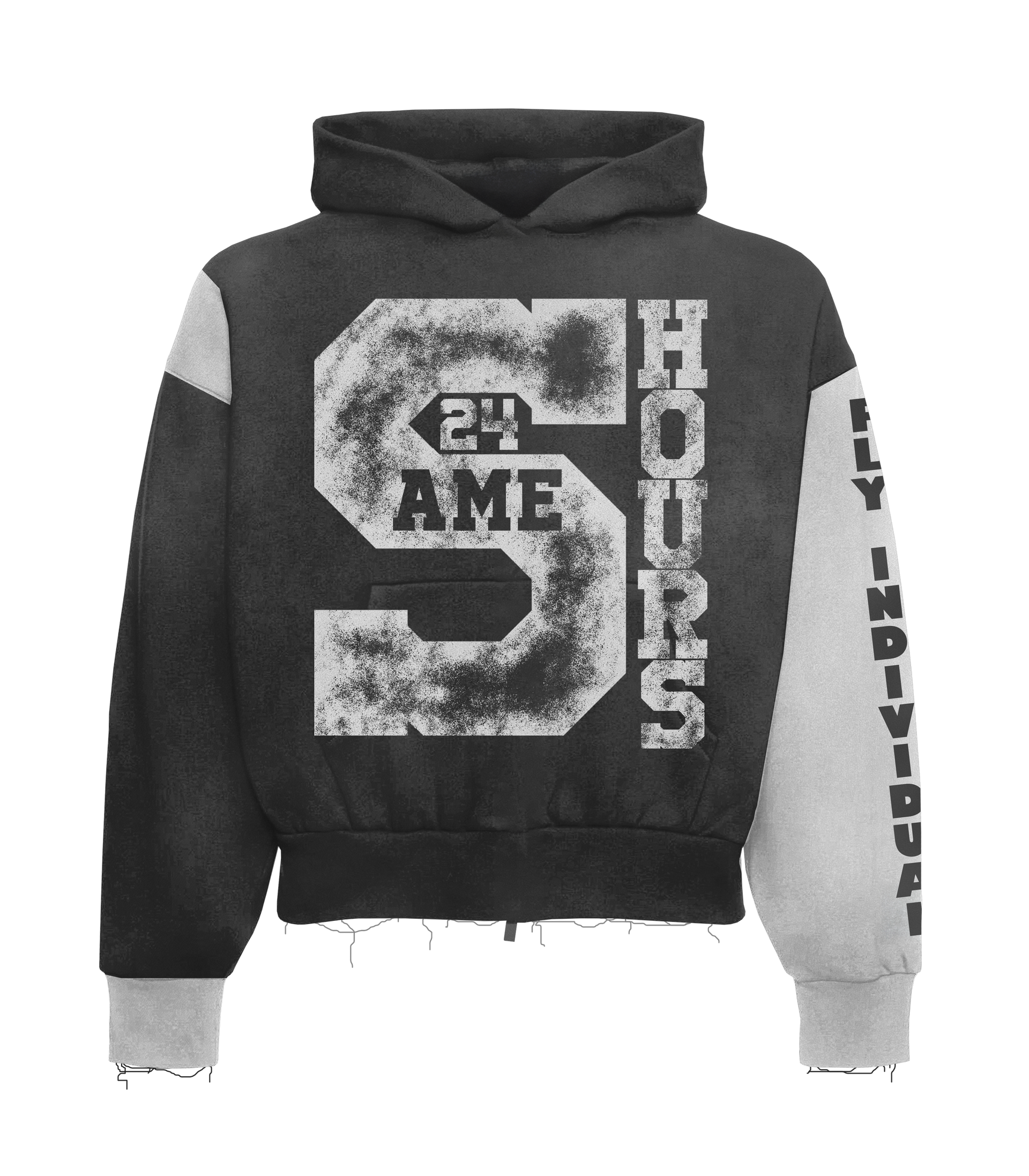 Black/Grey Travel Hoodie