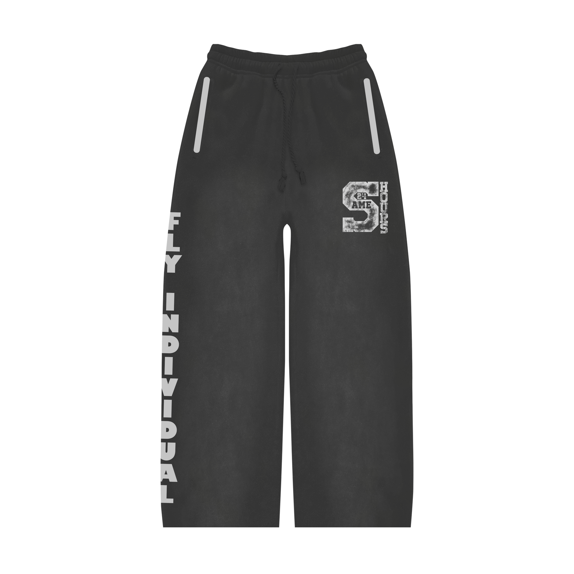 Black/Grey Travel Sweatpants