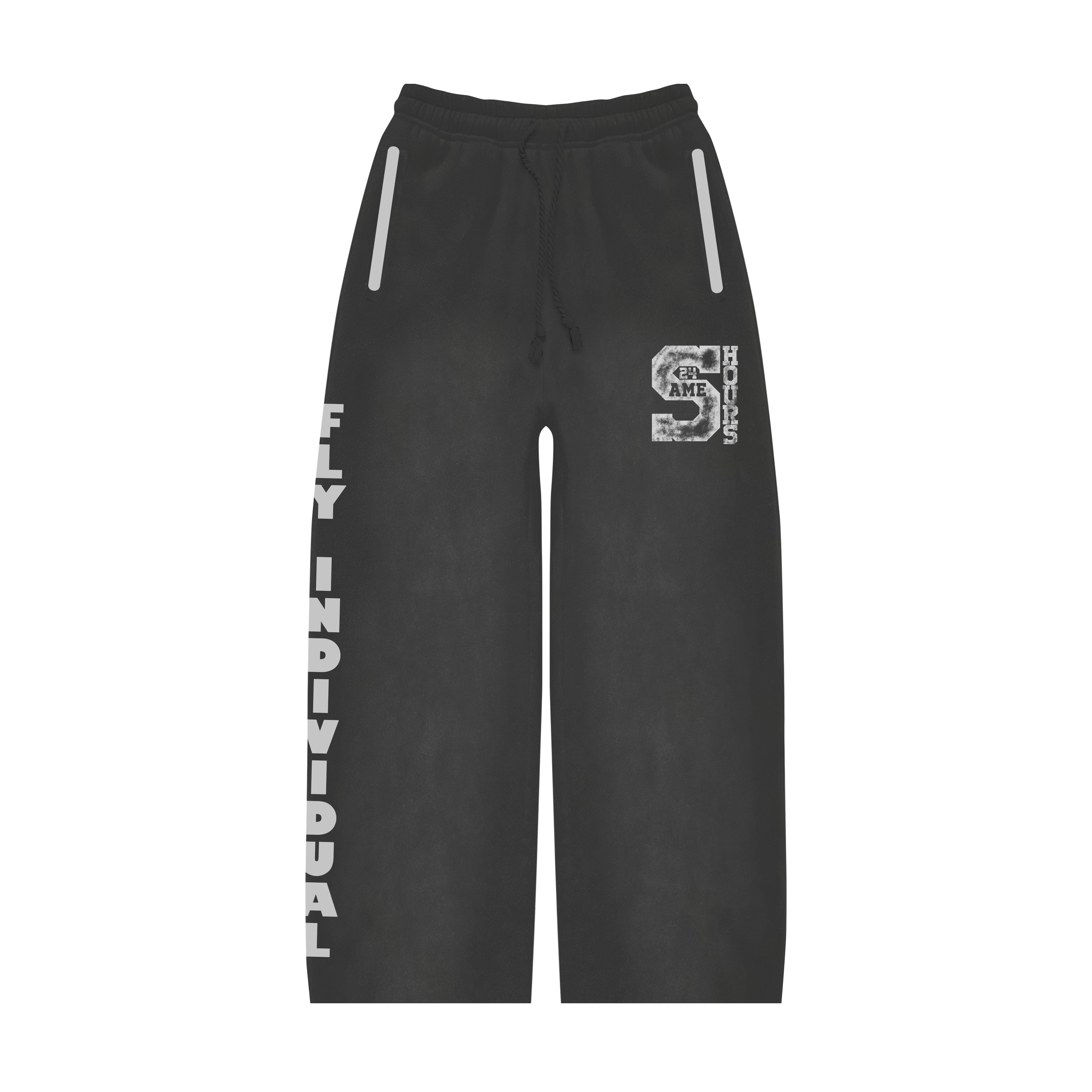Black/Grey Travel Sweatpants