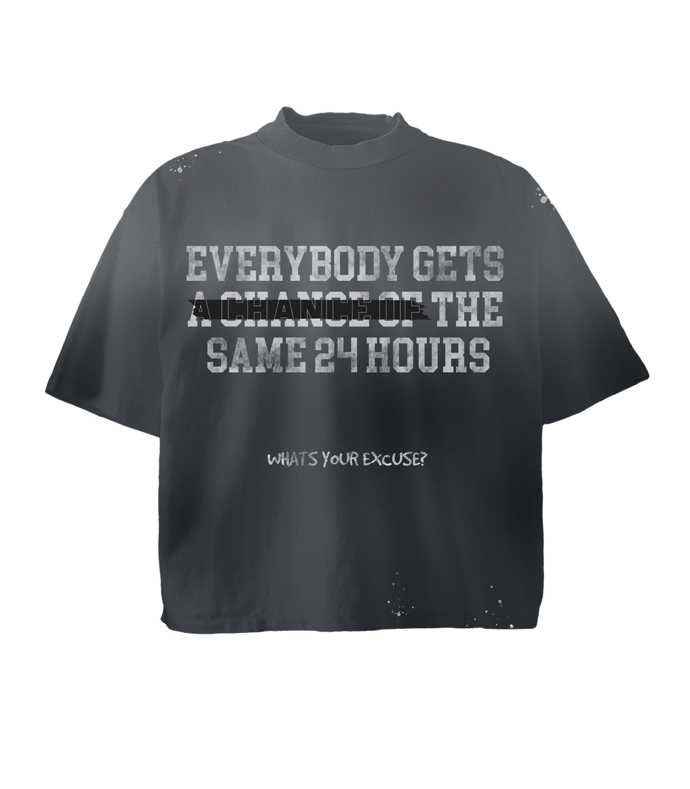 V2 Statement Tee Black/White