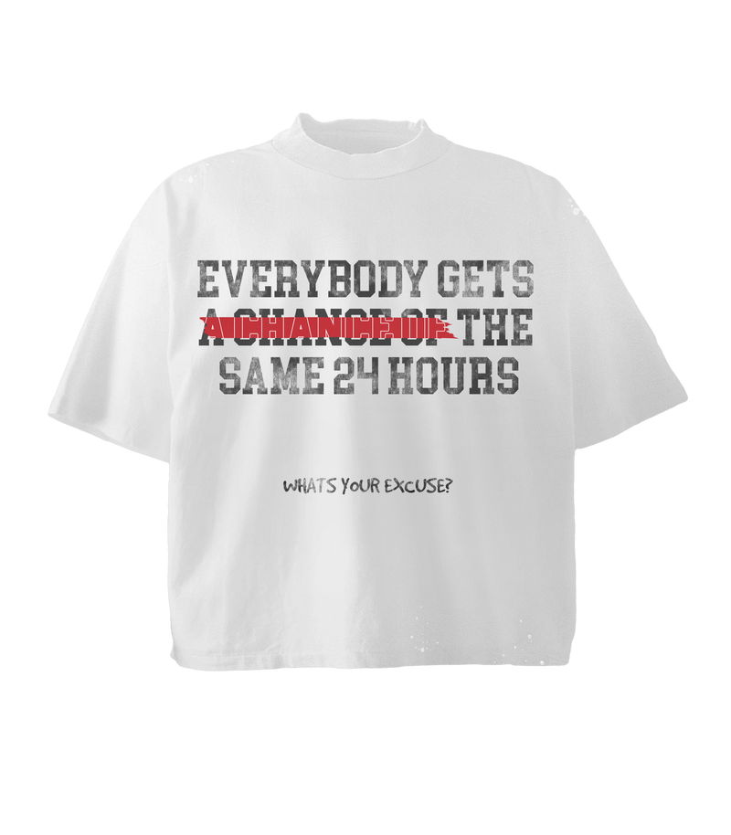 V2 Statement Tee White/Red